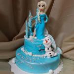 Cómo hacer un pastel de muñeca Elsa o Anna con un corazón frío con tus propias manos