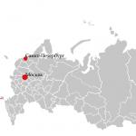 Mapa de tumbas militares de la Gran Guerra Patria.