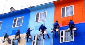 Maľovanie fasády domu vlastnými rukami: typy farieb a maľovanie