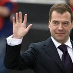 Dmitry Medvedev se emborrachó bebiendo