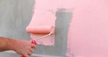 Facade paints for exterior plastering: types and application features
