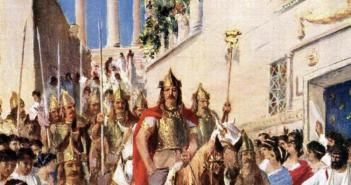 El reino visigodo y la conversión de los visigodos del arrianismo a la ortodoxia El rey de los visigodos que tomó el poder en Italia