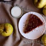 사과 푸딩 - 오븐에서 단계별로 사진과 함께 조리법 양질의 거친 밀가루와 사과 푸딩