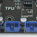 Connectors on the motherboard